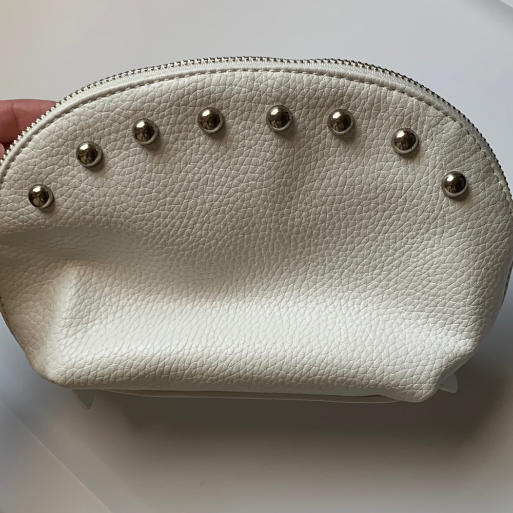 Studded bridal make up bag
